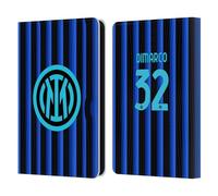 Head Case Designs Licenza Ufficiale Inter Milan Federico Dimarco 2025/26 Giocatori Home Kit Custodia Portafoglio in Pelle Compatibile con Amazon Kindle 11th Gen 6in 2022