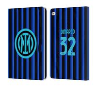 Head Case Designs Licenza Ufficiale Inter Milan Federico Dimarco 2025/26 Giocatori Home Kit Custodia Portafoglio in Pelle Compatibile con Apple iPad Air 2 (2014)