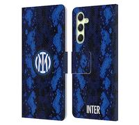 Head Case Designs Licenza Ufficiale Inter Milan Home 2021/22 Kit Crest Custodia Cover in Pelle a Portafoglio Compatibile con Samsung Galaxy A54 5G