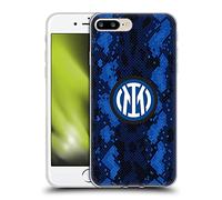 Head Case Designs Licenza Ufficiale Inter Milan Home 2021/22 Kit Crest Custodia in Gel [Protezione di Grado Militare] Compatibile con Apple iPhone 7 Plus/iPhone 8 Plus