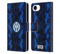 Head Case Designs Licenza Ufficiale Inter Milan Home 2021/22 Kit Crest Custodia Portafoglio in Pelle Compatibile con Apple iPhone 16e / iPhone 17e