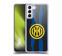Head Case Designs Licenza Ufficiale Inter Milan Home Kit per Stemma 2023/24 Custodia in Gel [Protezione di Grado Militare] Compatibile con Samsung Galaxy S21+ 5G E Compatibile con MagSafe