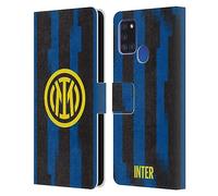 Head Case Designs Licenza Ufficiale Inter Milan Home Kit per Stemma 2023/24 Custodia Portafoglio in Pelle Compatibile con Samsung Galaxy A21s (2020)