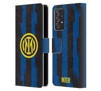 Head Case Designs Licenza Ufficiale Inter Milan Home Kit per Stemma 2023/24 Custodia Portafoglio in Pelle Compatibile con Samsung Galaxy A53 5G (2022)