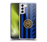 Head Case Designs Licenza Ufficiale Inter Milan Home Kit per Stemma 2024/25 Custodia in Gel [Protezione di Grado Militare] Compatibile con Samsung Galaxy S21+ 5G E Compatibile con MagSafe
