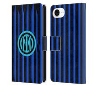 Head Case Designs Licenza Ufficiale Inter Milan Home Kit Per Stemma 2025/26 Custodia Portafoglio in Pelle Compatibile con Apple iPhone 16e / iPhone 17e