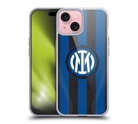 Head Case Designs Licenza Ufficiale Inter Milan Home Kit Stemma 2022/23 Custodia Cover in Morbido Gel Compatibile con Apple iPhone 15