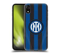 Head Case Designs Licenza Ufficiale Inter Milan Home Kit Stemma 2022/23 Custodia in Gel [Protezione di Grado Militare] Compatibile con Apple iPhone XR