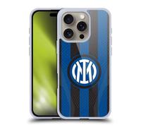 Head Case Designs Licenza Ufficiale Inter Milan Home Kit Stemma 2022/23 Custodia in Gel [Protezione di Grado Militare] Compatibile con Apple iPhone 16 PRO E Compatibile con MagSafe