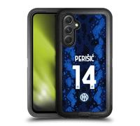 Head Case Designs Licenza Ufficiale Inter Milan Ivan Perisic 2021/22 Giocatori Home Kit Custodia Antiurto Ultra Blindata compatibile con Samsung Galaxy A54 5G
