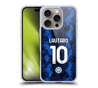 Head Case Designs Licenza Ufficiale Inter Milan Lautaro Martínez 2021/22 Giocatori Home Kit Custodia in Gel [Grado Militare] Compatibile con Apple iPhone 16 PRO E Compatibile con MagSafe