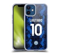 Head Case Designs Licenza Ufficiale Inter Milan Lautaro Martínez 2021/22 Giocatori Home Kit Custodia in Gel [Protezione di Grado Militare] Compatibile con Apple iPhone 12 Mini