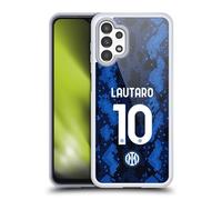 Head Case Designs Licenza Ufficiale Inter Milan Lautaro Martínez 2021/22 Giocatori Home Kit Custodia Cover in Morbido Gel Compatibile con Samsung Galaxy A13 (2022)