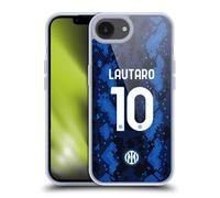 Head Case Designs Licenza Ufficiale Inter Milan Lautaro Martínez 2021/22 Giocatori Home Kit Custodia in Gel [Protezione di Grado Militare] Compatibile con Apple iPhone 16e E Compatibile con MagSafe