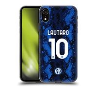 Head Case Designs Licenza Ufficiale Inter Milan Lautaro Martínez 2021/22 Giocatori Home Kit Custodia in Gel [Protezione di Grado Militare] Compatibile con Apple iPhone XR