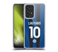 Head Case Designs Licenza Ufficiale Inter Milan Lautaro Martínez 2022/23 Giocatori Home Kit Custodia in Gel [Protezione di Grado Militare] Compatibile con Galaxy A33 5G (2022)