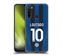 Head Case Designs Licenza Ufficiale Inter Milan Lautaro Martínez 2022/23 Giocatori Home Kit Custodia Cover in Morbido Gel Compatibile con Xiaomi Redmi Note 8T