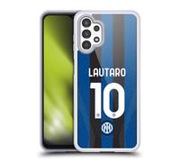 Head Case Designs Licenza Ufficiale Inter Milan Lautaro Martínez 2022/23 Giocatori Home Kit Custodia in Gel [Protezione di Grado Militare] Compatibile con Samsung Galaxy A13 (2022)
