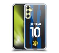Head Case Designs Licenza Ufficiale Inter Milan Lautaro Martínez 2023/24 Giocatori Home Kit Custodia Cover in Morbido Gel Compatibile con Samsung Galaxy A34 5G