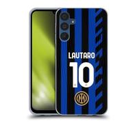 Head Case Designs Licenza Ufficiale Inter Milan Lautaro Martínez 2024/25 Giocatori Home Kit Custodia in Gel [Protezione di Grado Militare] Compatibile con Samsung Galaxy A15 E Compatibile con MagSafe