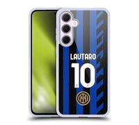 Head Case Designs Licenza Ufficiale Inter Milan Lautaro Martínez 2024/25 Giocatori Home Kit Custodia Cover in Morbido Gel Compatibile con Samsung Galaxy A35 5G