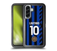 Head Case Designs Licenza Ufficiale Inter Milan Lautaro Martínez 2024/25 Giocatori Home Kit Custodia Antiurto Ultra Blindata Compatibile con Samsung Galaxy A56 5G