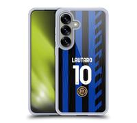 Head Case Designs Licenza Ufficiale Inter Milan Lautaro Martínez 2024/25 Giocatori Home Kit Custodia in Gel [Protezione di Grado Militare] Compatibile con Samsung Galaxy S25 E Compatibile con MagSafe