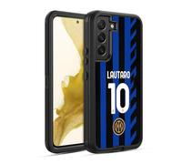Head Case Designs Licenza Ufficiale Inter Milan Lautaro Martínez 2024/25 Giocatori Home Kit Custodia Antiurto Ultra Blindata Compatibile con Samsung Galaxy S22 5G