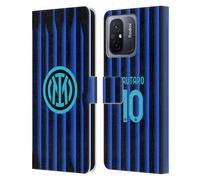 Head Case Designs Licenza Ufficiale Inter Milan Lautaro Martínez 2025/26 Giocatori Home Kit Custodia Portafoglio in Pelle Compatibile con Xiaomi Redmi 12C