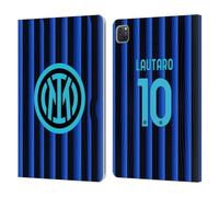 Head Case Designs Licenza Ufficiale Inter Milan Lautaro Martínez 2025/26 Giocatori Home Kit Custodia Portafoglio in Pelle Compatibile con Apple iPad PRO 11 2020/2021 / 2022