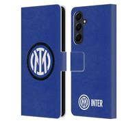 Head Case Designs Licenza Ufficiale Inter Milan Logo Distintivo Custodia Portafoglio in Pelle Compatibile con Samsung Galaxy A55 5G