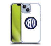 Head Case Designs Licenza Ufficiale Inter Milan Logo su Bianco Distintivo Custodia in Gel [Protezione di Grado Militare] Compatibile con Apple iPhone 14