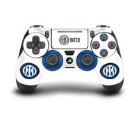 Head Case Designs Licenza Ufficiale Inter Milan Logo su Bianco Distintivo Vinile Sticker Gaming Pelle Adesivo Compatibile con Sony Playstation 4 PS4 DualShock 4 Controller
