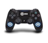 Head Case Designs Licenza Ufficiale Inter Milan Logo su Nero Distintivo Vinile Sticker Gaming Pelle Adesivo Compatibile con Sony Playstation 4 PS4 DualShock 4 Controller