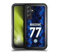 Head Case Designs Licenza Ufficiale Inter Milan Marcelo Brozovic 2021/22 Giocatori Home Kit Custodia Antiurto Ultra Blindata compatibile con Samsung Galaxy A54 5G