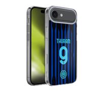 Head Case Designs Licenza Ufficiale Inter Milan Marcus Thuram 2025/26 Giocatori Home Kit Custodia in Gel [Protezione di Grado Militare] Compatibile con Apple iPhone 17 Air