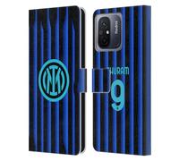 Head Case Designs Licenza Ufficiale Inter Milan Marcus Thuram 2025/26 Giocatori Home Kit Custodia Portafoglio in Pelle Compatibile con Xiaomi Redmi 12C