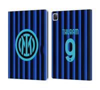 Head Case Designs Licenza Ufficiale Inter Milan Marcus Thuram 2025/26 Giocatori Home Kit Custodia Portafoglio in Pelle Compatibile con Apple iPad PRO 12.9 2020/2021/2022