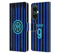 Head Case Designs Licenza Ufficiale Inter Milan Marcus Thuram 2025/26 Giocatori Home Kit Custodia Portafoglio in Pelle Compatibile con OnePlus Nord N30