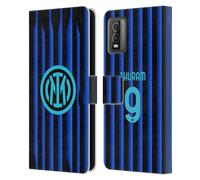 Head Case Designs Licenza Ufficiale Inter Milan Marcus Thuram 2025/26 Giocatori Home Kit Custodia Portafoglio in Pelle Compatibile con Nokia C210