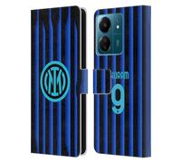 Head Case Designs Licenza Ufficiale Inter Milan Marcus Thuram 2025/26 Giocatori Home Kit Custodia Portafoglio in Pelle Compatibile con Xiaomi Redmi 13C 4G
