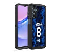 Head Case Designs Licenza Ufficiale Inter Milan Matías Vecino 2021/22 Giocatori Home Kit Custodia Antiurto Ultra Blindata Compatibile con Samsung Galaxy A15