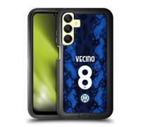 Head Case Designs Licenza Ufficiale Inter Milan Matías Vecino 2021/22 Giocatori Home Kit Custodia Antiurto Ultra Blindata Compatibile con Samsung Galaxy A25 5G