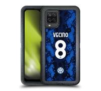 Head Case Designs Licenza Ufficiale Inter Milan Matías Vecino 2021/22 Giocatori Home Kit Custodia Antiurto Ultra Blindata Compatibile con Samsung Galaxy A12 (2020)