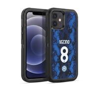 Head Case Designs Licenza Ufficiale Inter Milan Matías Vecino 2021/22 Giocatori Home Kit Custodia Antiurto Ultra Blindata compatibile con Apple iPhone 12 / iPhone 12 Pro