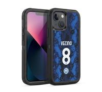 Head Case Designs Licenza Ufficiale Inter Milan Matías Vecino 2021/22 Giocatori Home Kit Custodia Antiurto Ultra Blindata compatibile con Apple iPhone 13