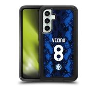 Head Case Designs Licenza Ufficiale Inter Milan Matías Vecino 2021/22 Giocatori Home Kit Custodia Antiurto Ultra Blindata Compatibile con Samsung Galaxy S23 Fe 5G