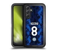 Head Case Designs Licenza Ufficiale Inter Milan Matías Vecino 2021/22 Giocatori Home Kit Custodia Antiurto Ultra Blindata compatibile con Samsung Galaxy A54 5G