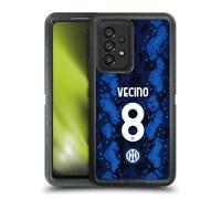 Head Case Designs Licenza Ufficiale Inter Milan Matías Vecino 2021/22 Giocatori Home Kit Custodia Antiurto Ultra Blindata Compatibile con Samsung Galaxy A53 5G (2022)