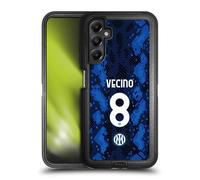 Head Case Designs Licenza Ufficiale Inter Milan Matías Vecino 2021/22 Giocatori Home Kit Custodia Antiurto Ultra Blindata Compatibile con Samsung Galaxy A05s